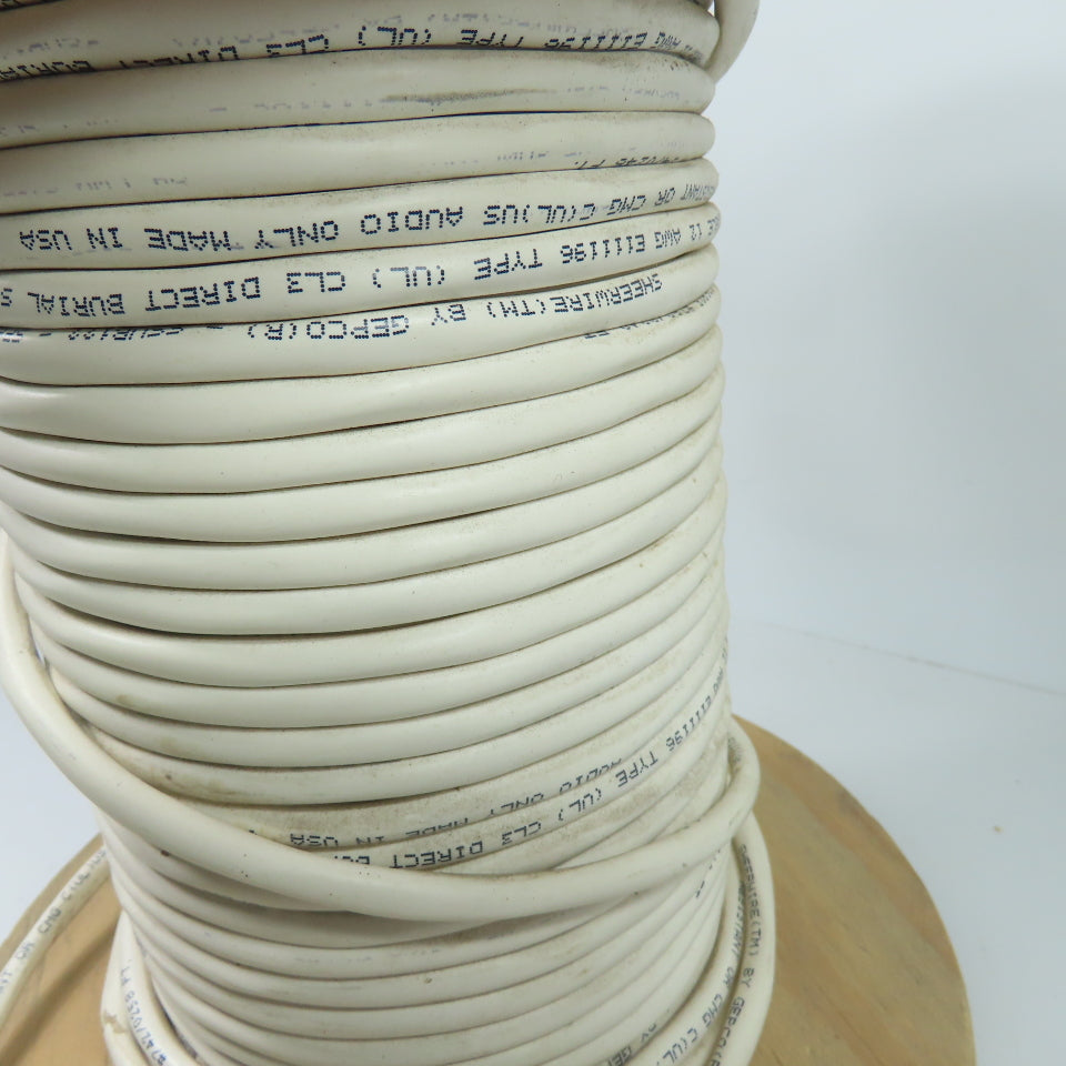 Gepco E111196 Type UL CL3 12/2 Direct Burial Audio Wire 12AWG 2 Wire 200'