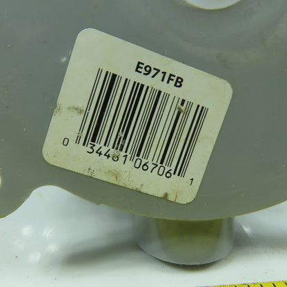 Carlon E971FB 5" PVC Round Floor Box 4-Way 6" Depth 3/4" & 1" Outlets