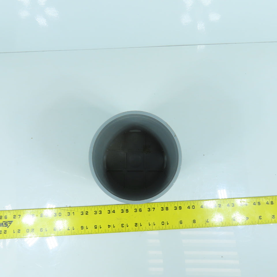 Carlon E971FB 5" PVC Round Floor Box 4-Way 6" Depth 3/4" & 1" Outlets