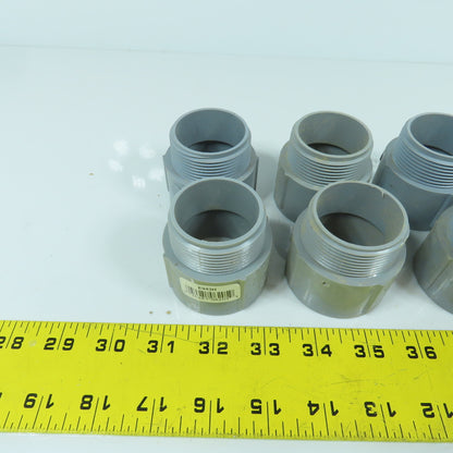 Carlon E943H 1-1/2" PVC Threaded Male x Slip Terminal Adapter Lot Of 10