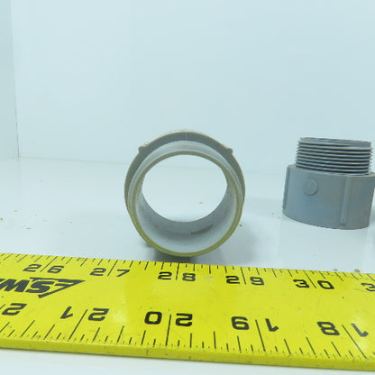 Carlon E943H 1-1/2" PVC Threaded Male x Slip Terminal Adapter Lot Of 10