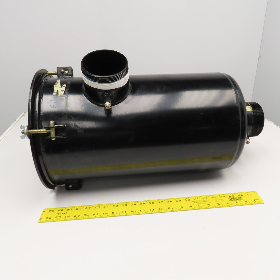 12" ID x 20" Deep Industrial Air Filtration Housing 4" NPT Ports