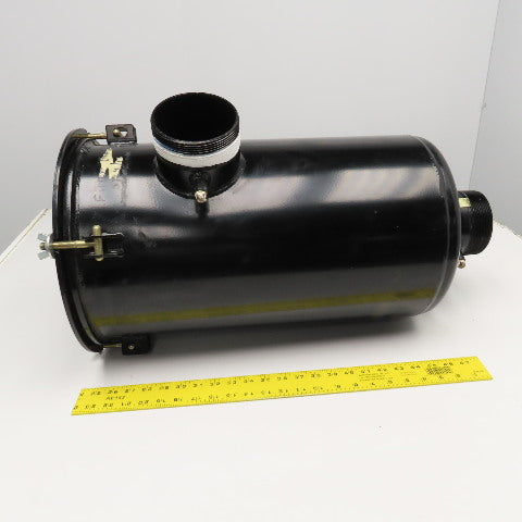 12" ID x 20" Deep Industrial Air Filtration Housing 4" NPT Ports