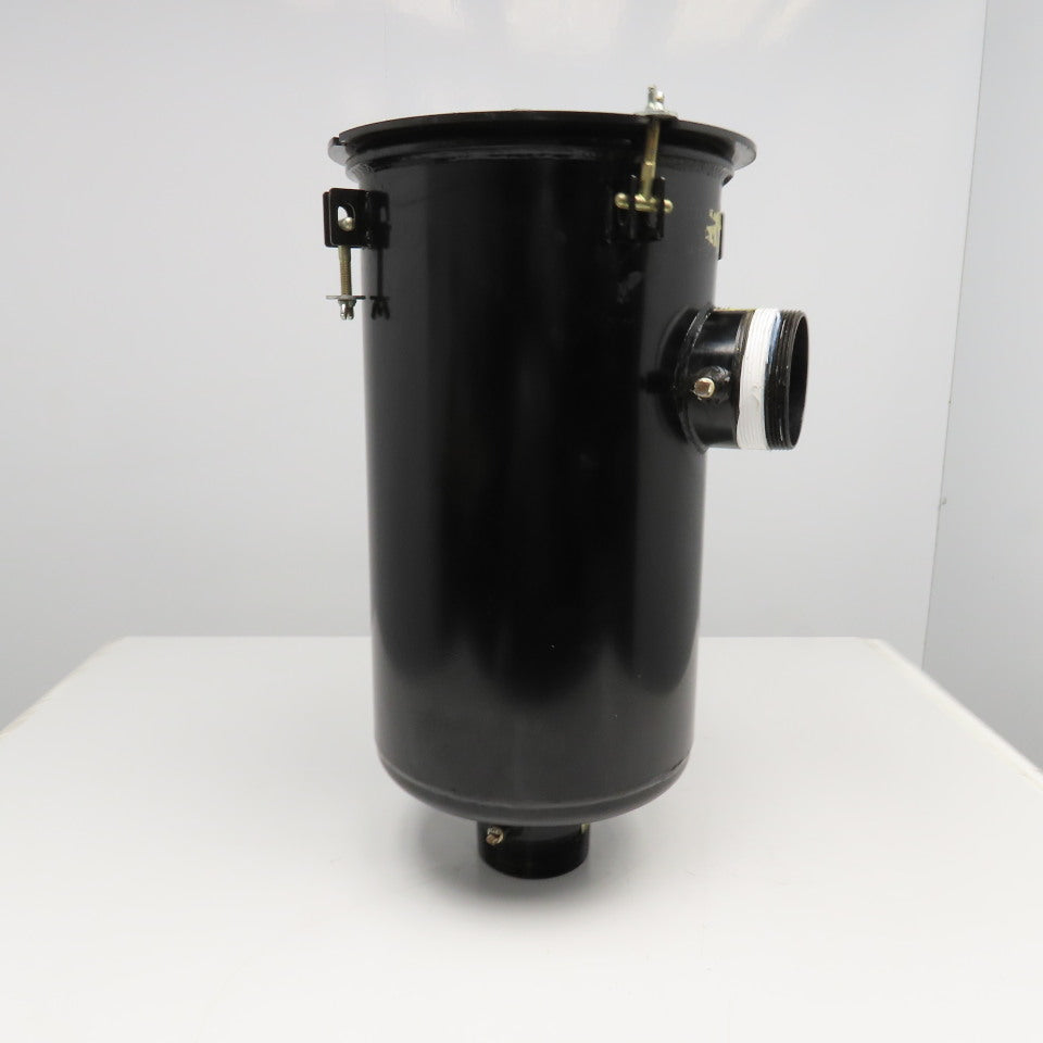 12" ID x 20" Deep Industrial Air Filtration Housing 4" NPT Ports