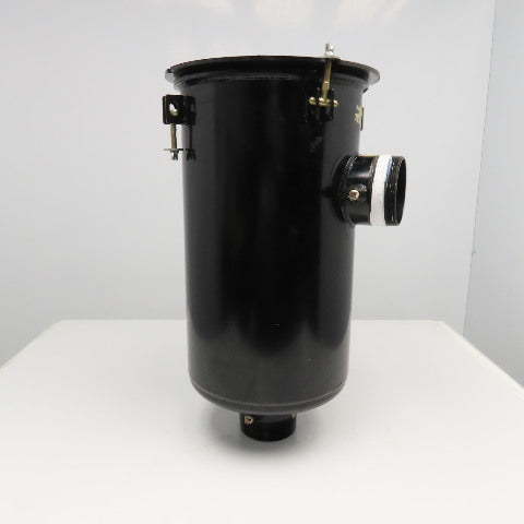12" ID x 20" Deep Industrial Air Filtration Housing 4" NPT Ports