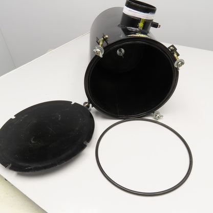 12" ID x 20" Deep Industrial Air Filtration Housing 4" NPT Ports