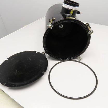 12" ID x 20" Deep Industrial Air Filtration Housing 4" NPT Ports