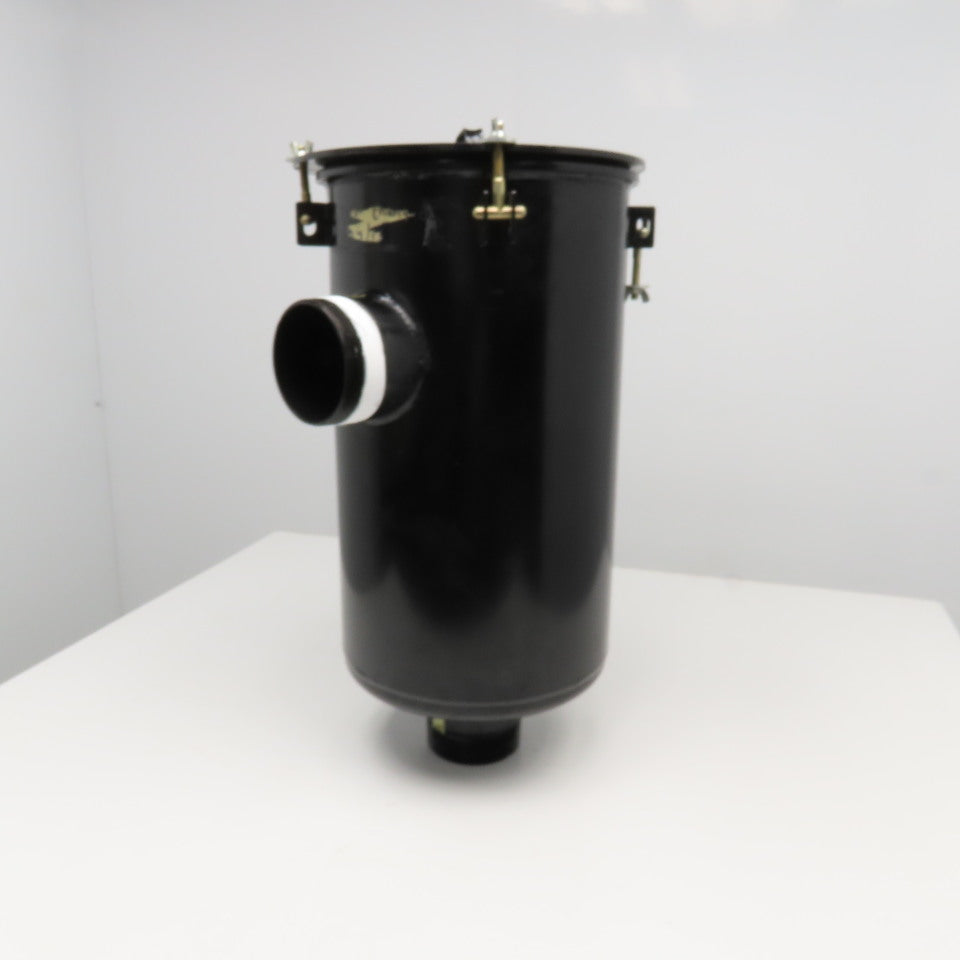 12" ID x 20" Deep Industrial Air Filtration Housing 4" NPT Ports