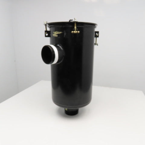 12" ID x 20" Deep Industrial Air Filtration Housing 4" NPT Ports