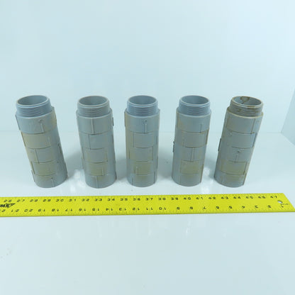 Carlon E943J 2" PVC Threaded Male x Slip Terminal Adapter Lot Of 25