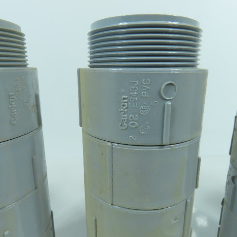 Carlon E943J 2" PVC Threaded Male x Slip Terminal Adapter Lot Of 25