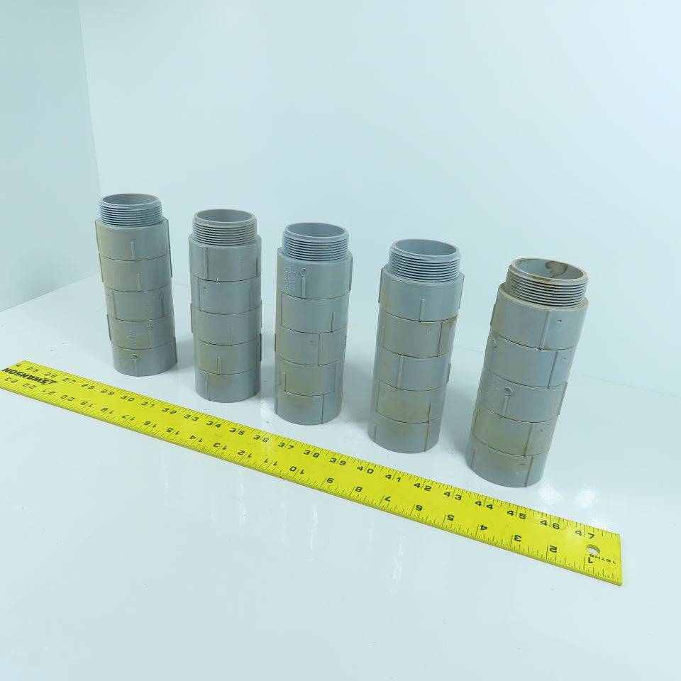 Carlon E943J 2" PVC Threaded Male x Slip Terminal Adapter Lot Of 25