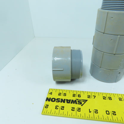 Carlon E943J 2" PVC Threaded Male x Slip Terminal Adapter Lot Of 25