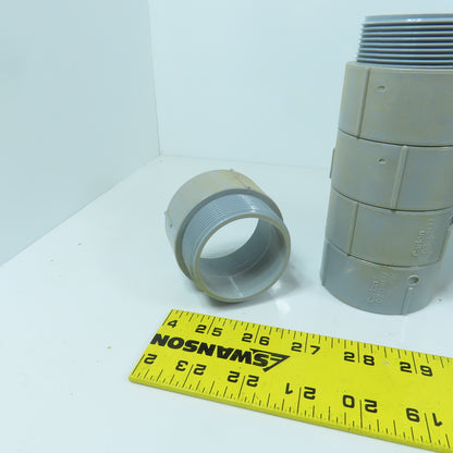 Carlon E943J 2" PVC Threaded Male x Slip Terminal Adapter Lot Of 25