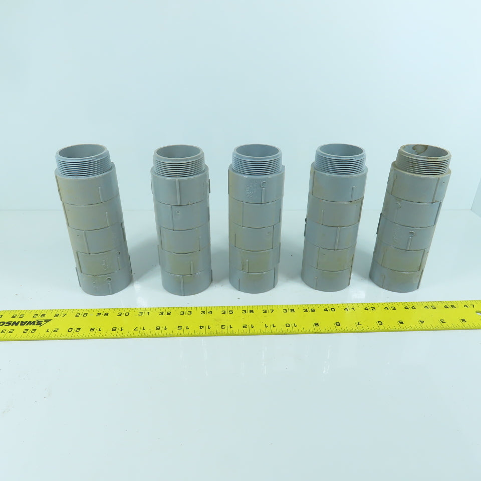 Carlon E943J 2" PVC Threaded Male x Slip Terminal Adapter Lot Of 25
