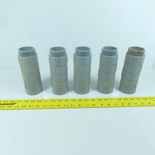 Carlon E943J 2" PVC Threaded Male x Slip Terminal Adapter Lot Of 25
