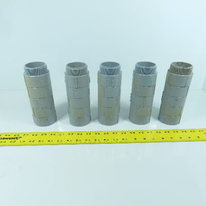 Carlon E943J 2" PVC Threaded Male x Slip Terminal Adapter Lot Of 25