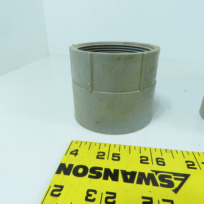 Carlon E942J 2" PVC Threaded Female x Slip Conduit Adapter Coupling Lot Of 21