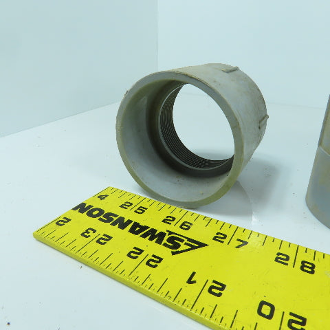 Carlon E942J 2" PVC Threaded Female x Slip Conduit Adapter Coupling Lot Of 21