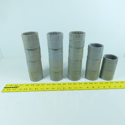 Carlon E942J 2" PVC Threaded Female x Slip Conduit Adapter Coupling Lot Of 21