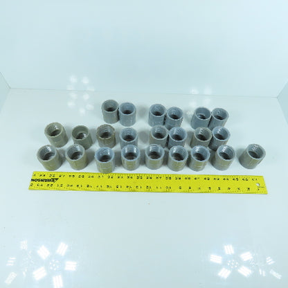 Carlon E942G 1-1/4" PVC Threaded Female xSlip Conduit Adapter Coupling Lot Of 23