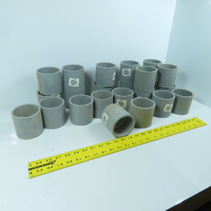 Carlon E940K 2-1/2" PVC CPLG Slip x Slip Conduit Coupling Lot Of 23