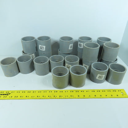 Carlon E940K 2-1/2" PVC CPLG Slip x Slip Conduit Coupling Lot Of 23