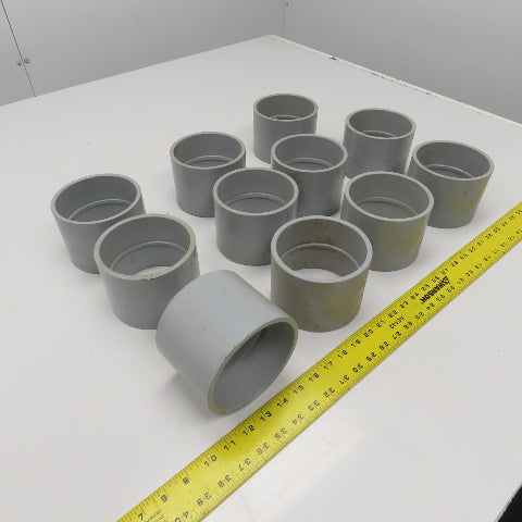 Kraloy 4" PVC CP40 Slip x Slip Conduit Coupling Lot Of 11