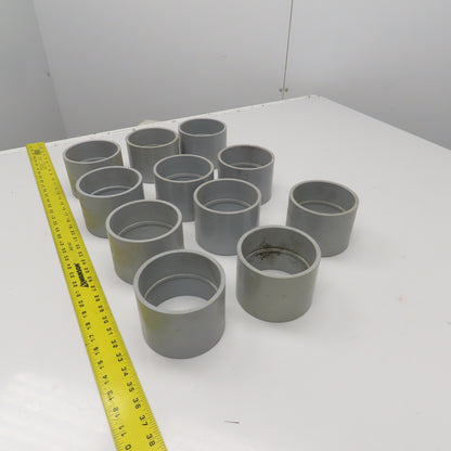 Kraloy 4" PVC CP40 Slip x Slip Conduit Coupling Lot Of 11