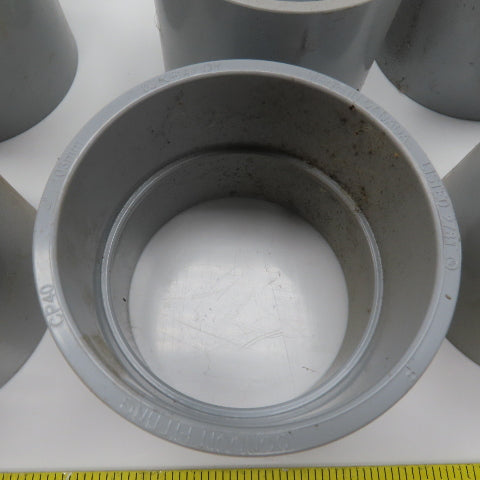 Kraloy 4" PVC CP40 Slip x Slip Conduit Coupling Lot Of 11