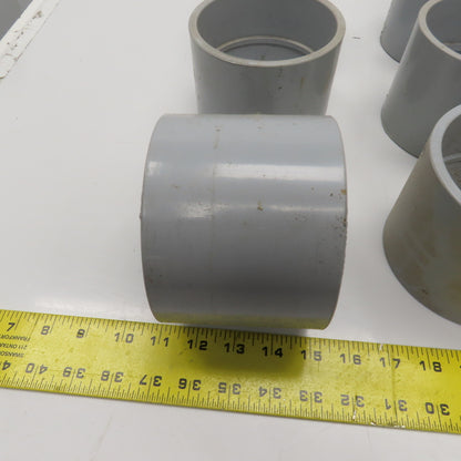 Kraloy 4" PVC CP40 Slip x Slip Conduit Coupling Lot Of 11