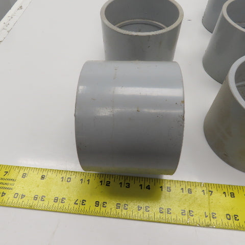 Kraloy 4" PVC CP40 Slip x Slip Conduit Coupling Lot Of 11