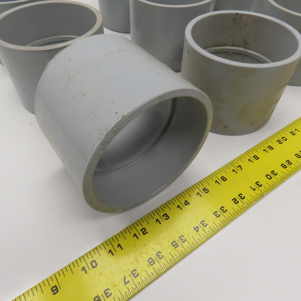 Kraloy 4" PVC CP40 Slip x Slip Conduit Coupling Lot Of 11