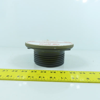 Soiux Chief Finish Line Adjustable Cleanout Bronze Finish 6-1/2" OD 4" ABS Hub
