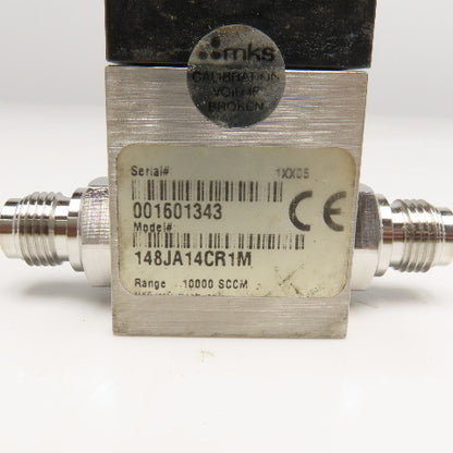 MKS 148JA14CR1M 4 VCR Male Upstream Nitrogen Flow Control 10,000 SCCM