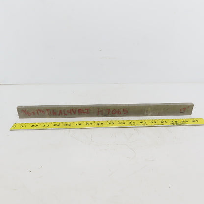 3/8" x1-1/4" Titanium Flat Plate 17" Long Ti 6al-4V
