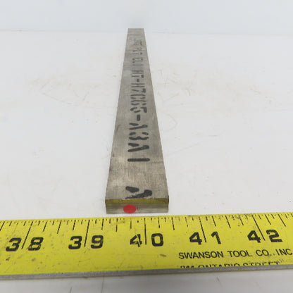 3/8" x1-1/4" Titanium Flat Plate 17" Long Ti 6al-4V