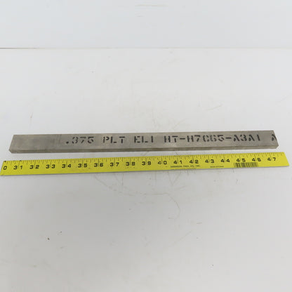 3/8" x1-1/4" Titanium Flat Plate 17" Long Ti 6al-4V