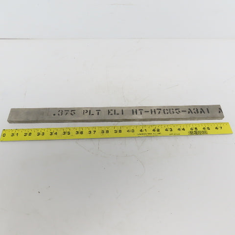 3/8" x1-1/4" Titanium Flat Plate 17" Long Ti 6al-4V