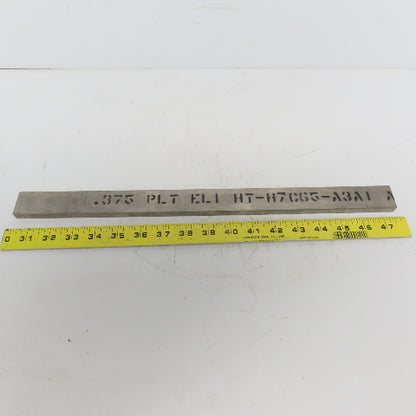 3/8" x1-1/4" Titanium Flat Plate 17" Long Ti 6al-4V