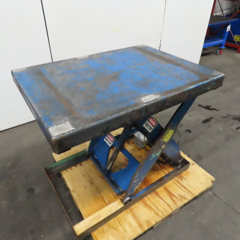 Vestil 74625-2 1000Lbs. 48" x 35" Scissor Lift Table 208-460V 3Ph 7"-43" Lift