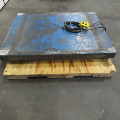 Vestil 74625-2 1000Lbs. 48" x 35" Scissor Lift Table 208-460V 3Ph 7"-43" Lift