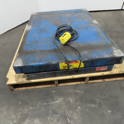 Vestil 74625-2 1000Lbs. 48" x 35" Scissor Lift Table 208-460V 3Ph 7"-43" Lift