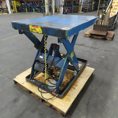 Vestil 74625-2 1000Lbs. 48" x 35" Scissor Lift Table 208-460V 3Ph 7"-43" Lift