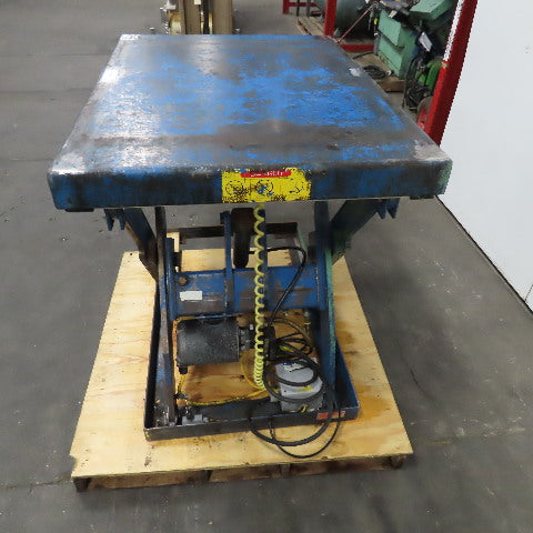 Vestil 74625-2 1000Lbs. 48" x 35" Scissor Lift Table 208-460V 3Ph 7"-43" Lift
