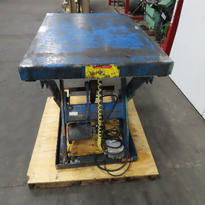 Vestil 74625-2 1000Lbs. 48" x 35" Scissor Lift Table 208-460V 3Ph 7"-43" Lift