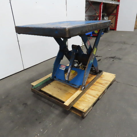 Vestil 74625-2 1000Lbs. 48" x 35" Scissor Lift Table 208-460V 3Ph 7"-43" Lift