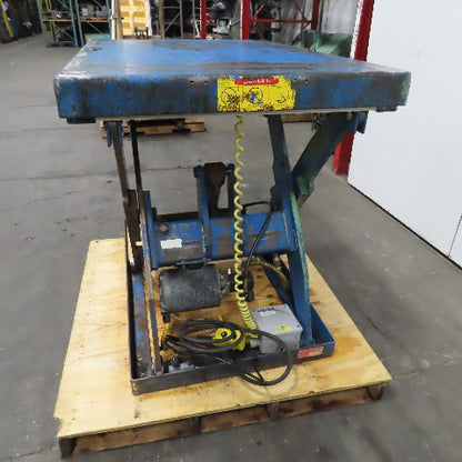 Vestil 74625-2 1000Lbs. 48" x 35" Scissor Lift Table 208-460V 3Ph 7"-43" Lift