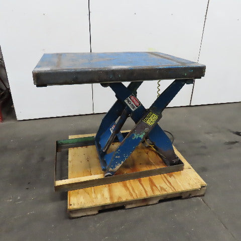 Vestil 74625-2 1000Lbs. 48" x 35" Scissor Lift Table 208-460V 3Ph 7"-43" Lift