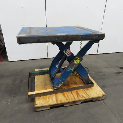 Vestil 74625-2 1000Lbs. 48" x 35" Scissor Lift Table 208-460V 3Ph 7"-43" Lift